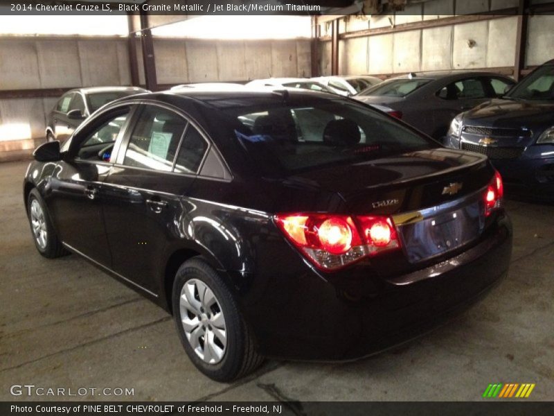 Black Granite Metallic / Jet Black/Medium Titanium 2014 Chevrolet Cruze LS