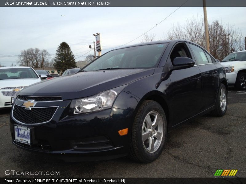 Black Granite Metallic / Jet Black 2014 Chevrolet Cruze LT