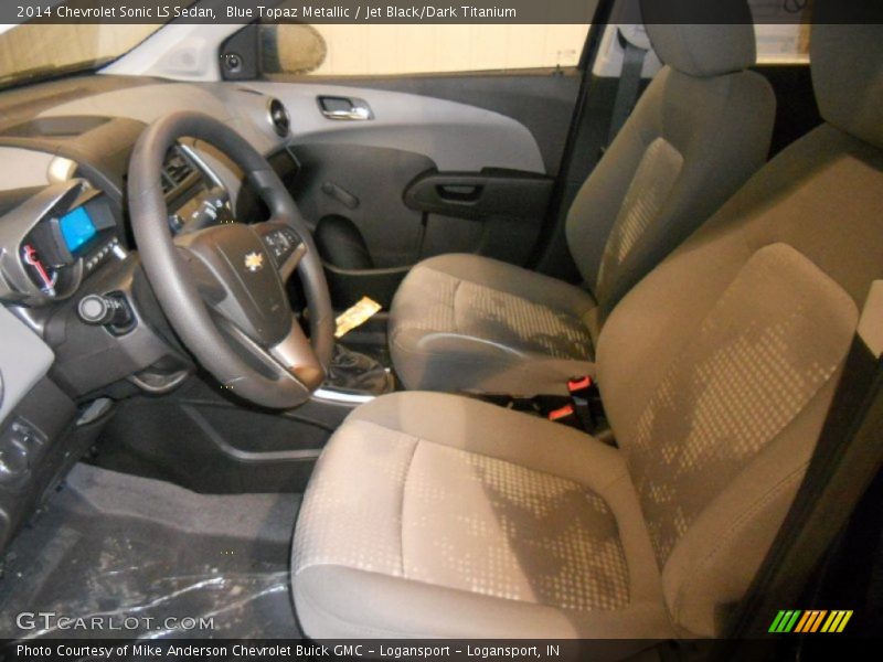 Blue Topaz Metallic / Jet Black/Dark Titanium 2014 Chevrolet Sonic LS Sedan