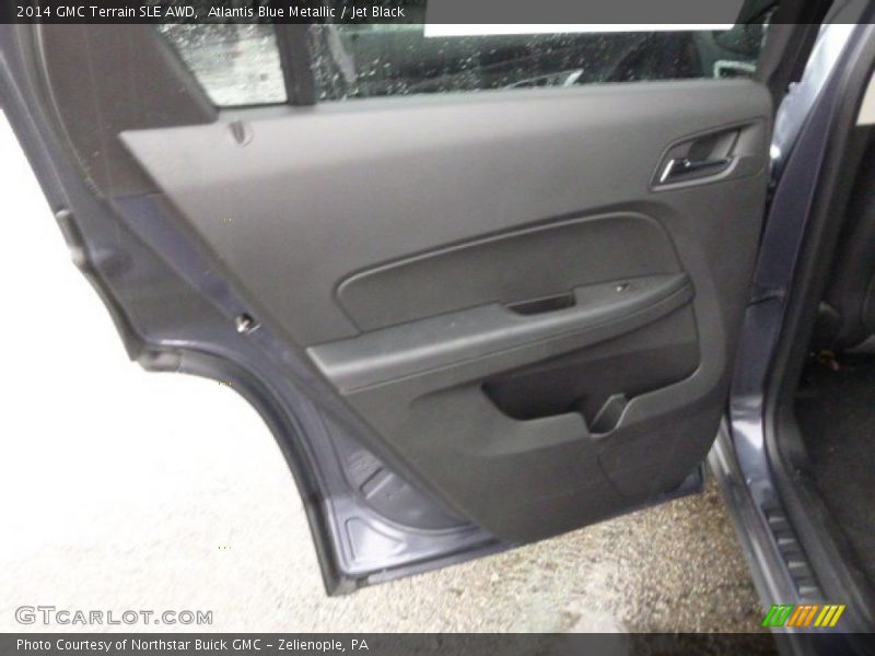 Atlantis Blue Metallic / Jet Black 2014 GMC Terrain SLE AWD