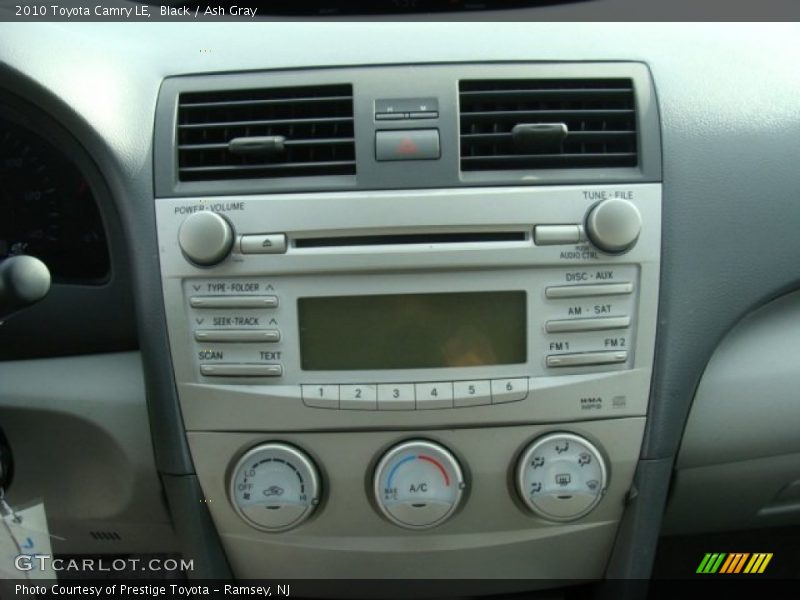 Black / Ash Gray 2010 Toyota Camry LE
