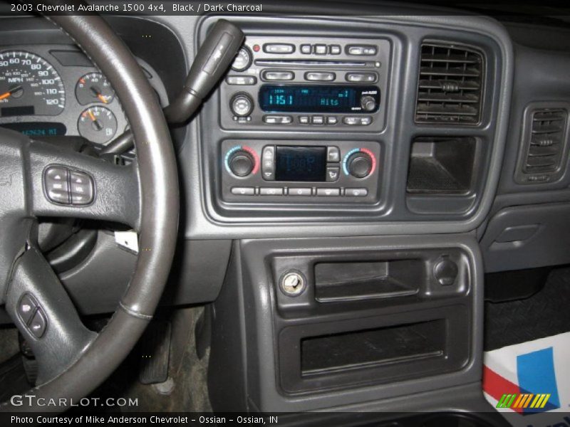 Black / Dark Charcoal 2003 Chevrolet Avalanche 1500 4x4