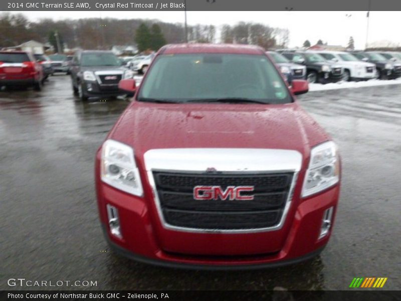 Crystal Red Tintcoat / Jet Black 2014 GMC Terrain SLE AWD