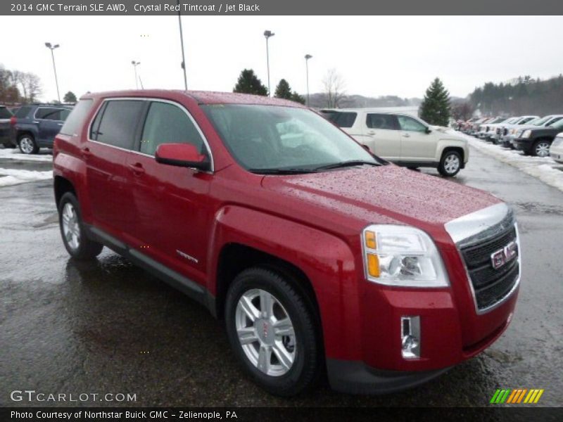 Crystal Red Tintcoat / Jet Black 2014 GMC Terrain SLE AWD