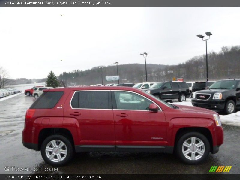 Crystal Red Tintcoat / Jet Black 2014 GMC Terrain SLE AWD