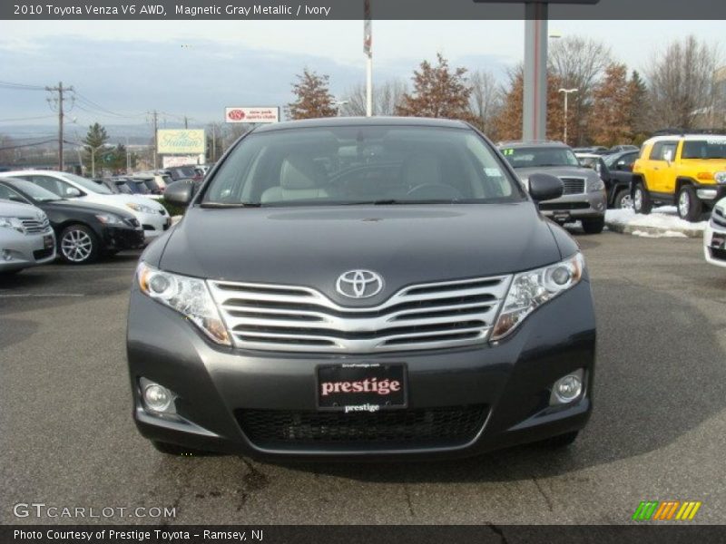Magnetic Gray Metallic / Ivory 2010 Toyota Venza V6 AWD