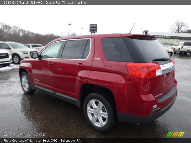 Crystal Red Tintcoat / Jet Black 2014 GMC Terrain SLE AWD