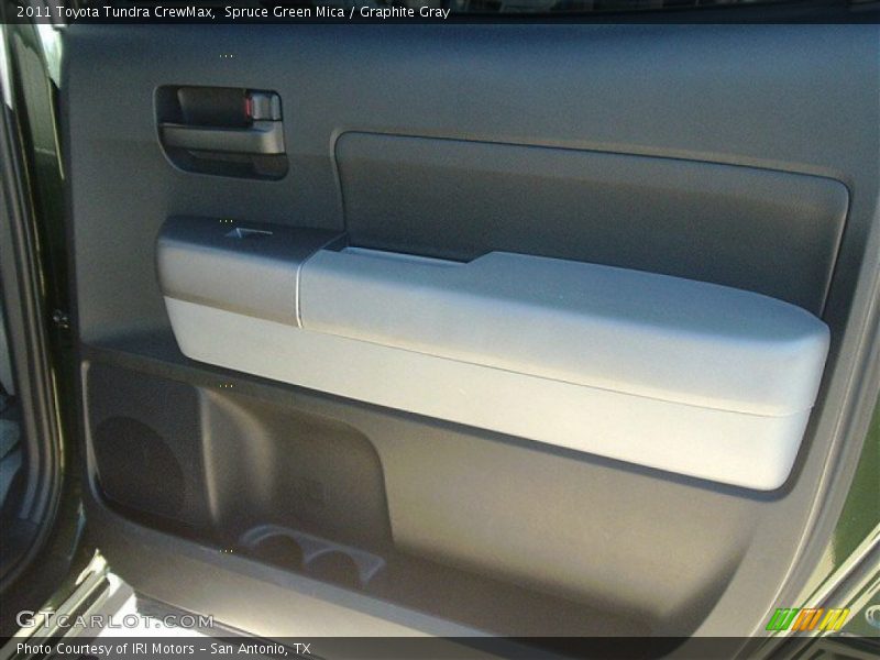 Spruce Green Mica / Graphite Gray 2011 Toyota Tundra CrewMax