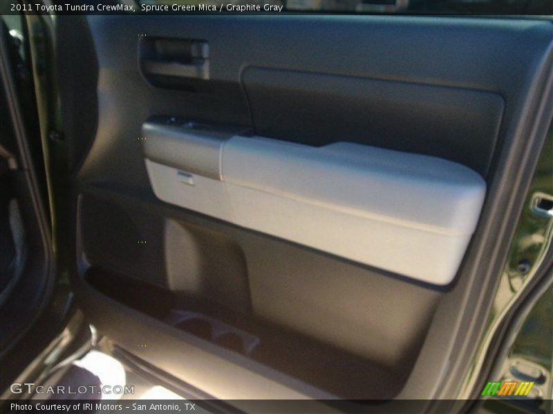 Spruce Green Mica / Graphite Gray 2011 Toyota Tundra CrewMax