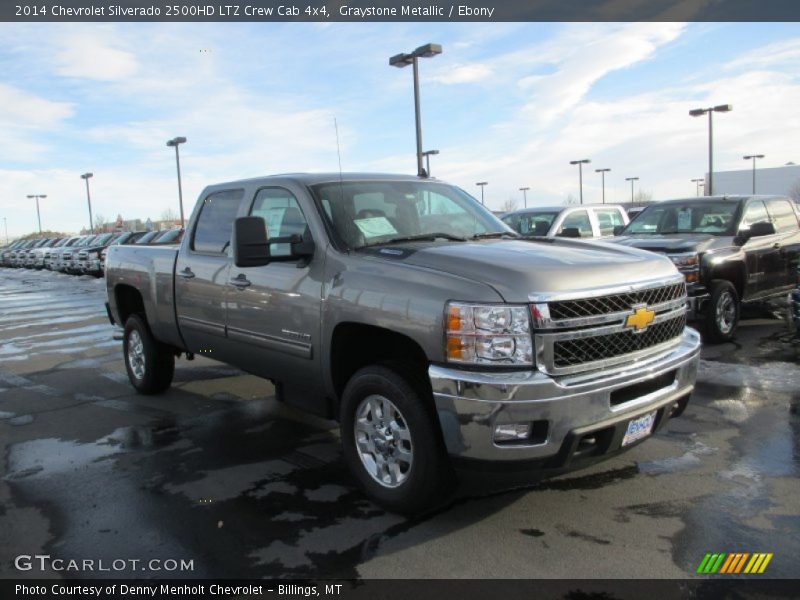 Graystone Metallic / Ebony 2014 Chevrolet Silverado 2500HD LTZ Crew Cab 4x4