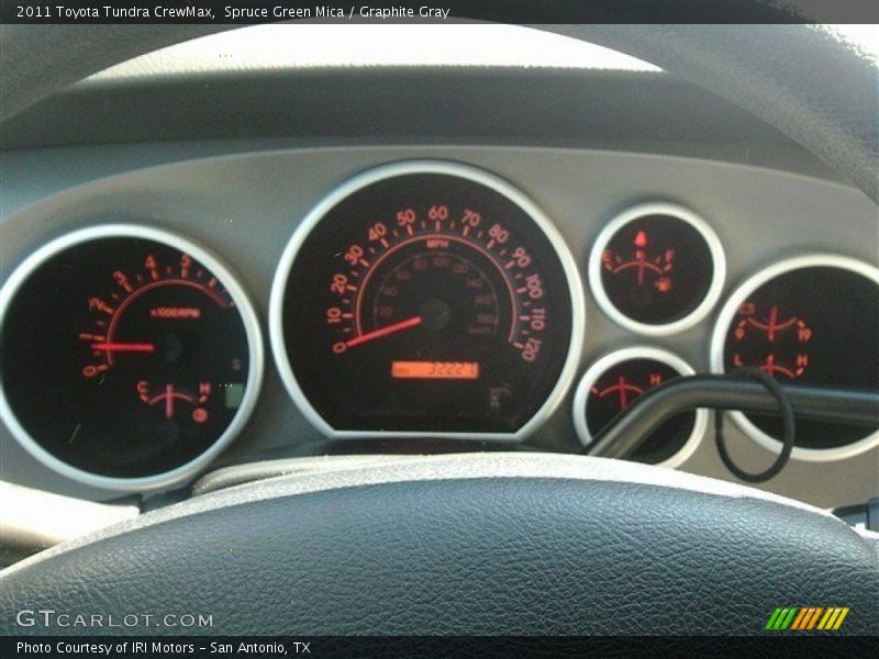 Spruce Green Mica / Graphite Gray 2011 Toyota Tundra CrewMax