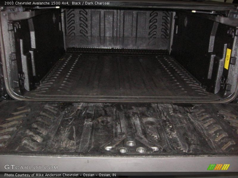 Black / Dark Charcoal 2003 Chevrolet Avalanche 1500 4x4