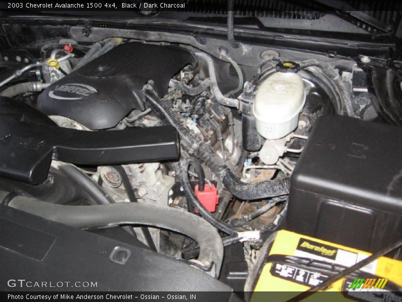 Black / Dark Charcoal 2003 Chevrolet Avalanche 1500 4x4