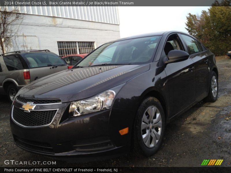 Black Granite Metallic / Jet Black/Medium Titanium 2014 Chevrolet Cruze LS