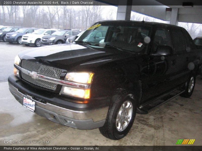 Black / Dark Charcoal 2003 Chevrolet Avalanche 1500 4x4