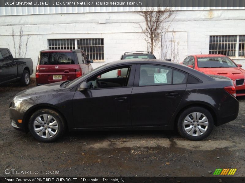 Black Granite Metallic / Jet Black/Medium Titanium 2014 Chevrolet Cruze LS