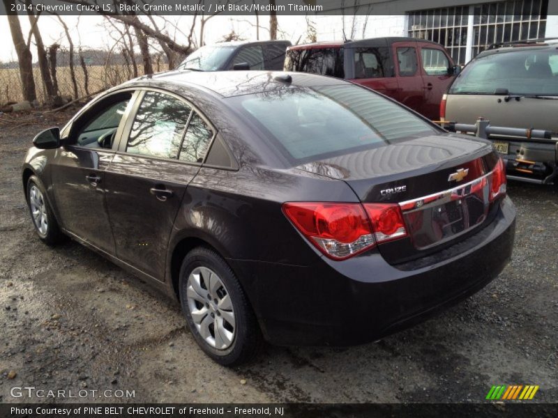 Black Granite Metallic / Jet Black/Medium Titanium 2014 Chevrolet Cruze LS