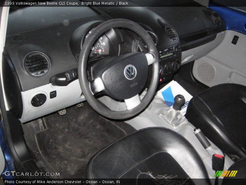 Bright Blue Metallic / Black 1999 Volkswagen New Beetle GLS Coupe