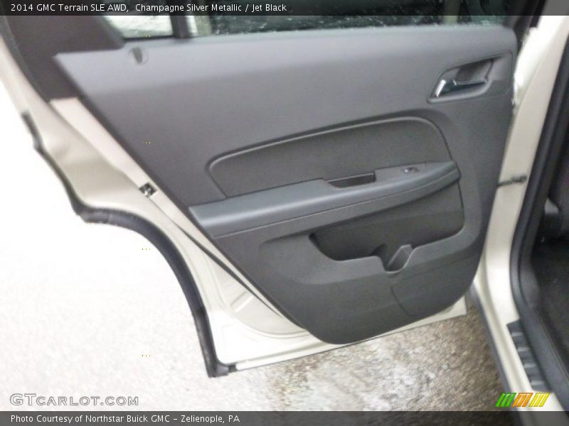 Champagne Silver Metallic / Jet Black 2014 GMC Terrain SLE AWD