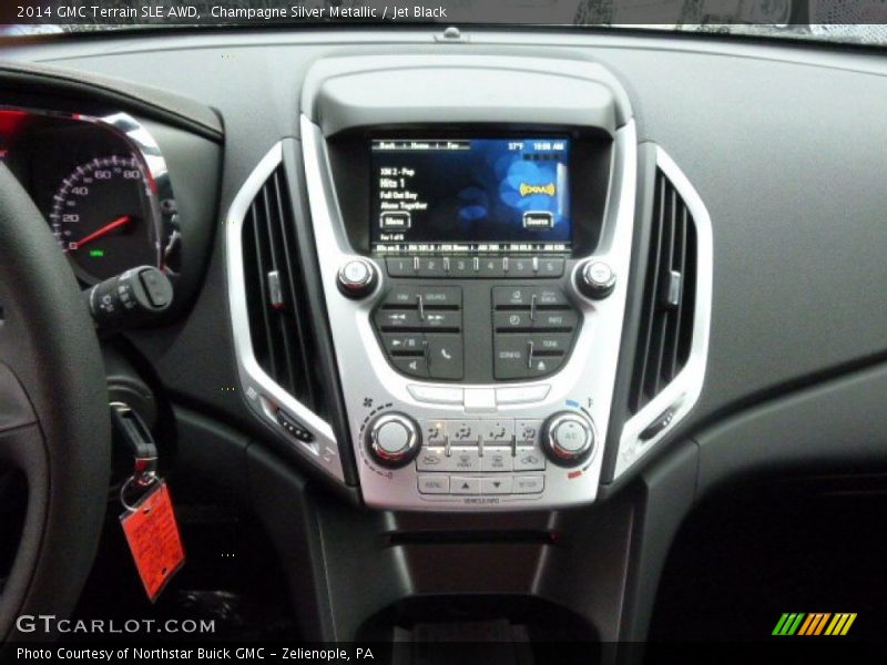 Champagne Silver Metallic / Jet Black 2014 GMC Terrain SLE AWD