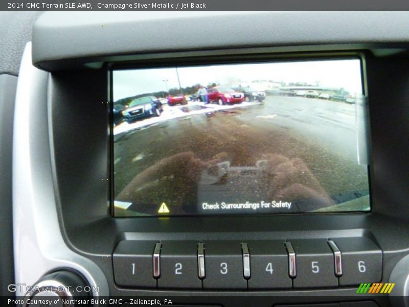 Champagne Silver Metallic / Jet Black 2014 GMC Terrain SLE AWD