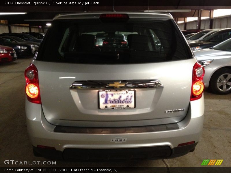 Silver Ice Metallic / Jet Black 2014 Chevrolet Equinox LS