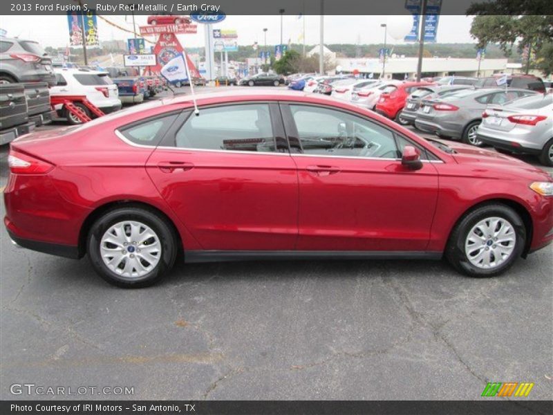 Ruby Red Metallic / Earth Gray 2013 Ford Fusion S