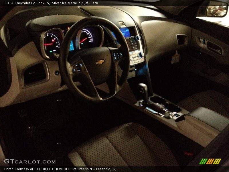 Silver Ice Metallic / Jet Black 2014 Chevrolet Equinox LS