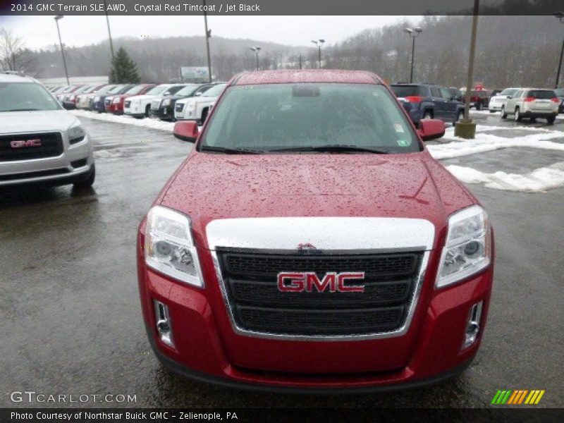 Crystal Red Tintcoat / Jet Black 2014 GMC Terrain SLE AWD