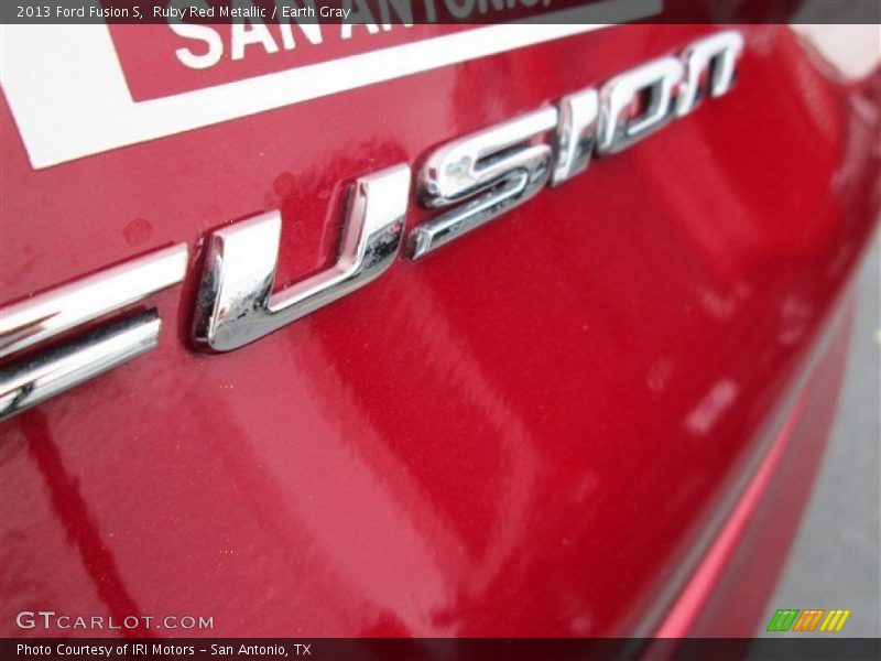 Ruby Red Metallic / Earth Gray 2013 Ford Fusion S