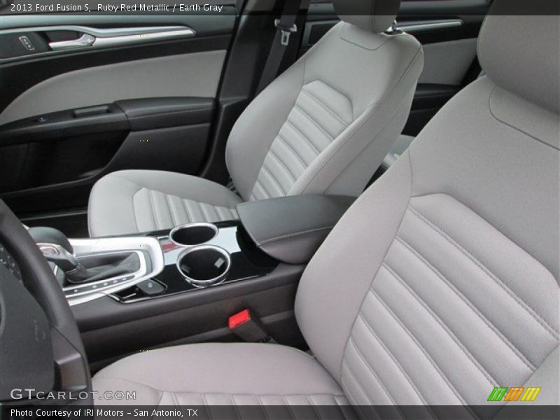 Ruby Red Metallic / Earth Gray 2013 Ford Fusion S