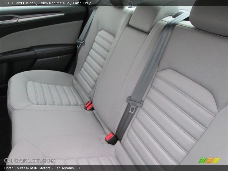 Ruby Red Metallic / Earth Gray 2013 Ford Fusion S