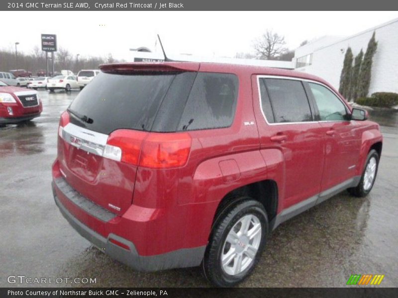 Crystal Red Tintcoat / Jet Black 2014 GMC Terrain SLE AWD