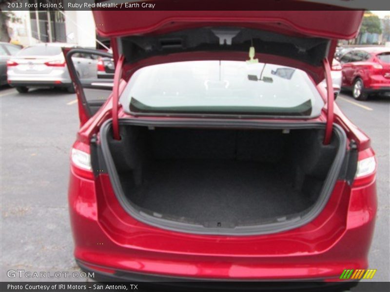 Ruby Red Metallic / Earth Gray 2013 Ford Fusion S