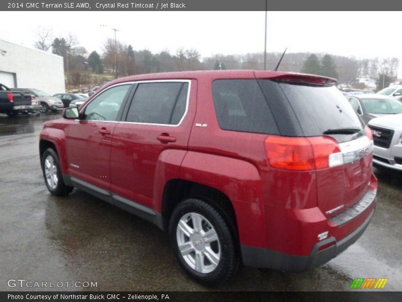 Crystal Red Tintcoat / Jet Black 2014 GMC Terrain SLE AWD