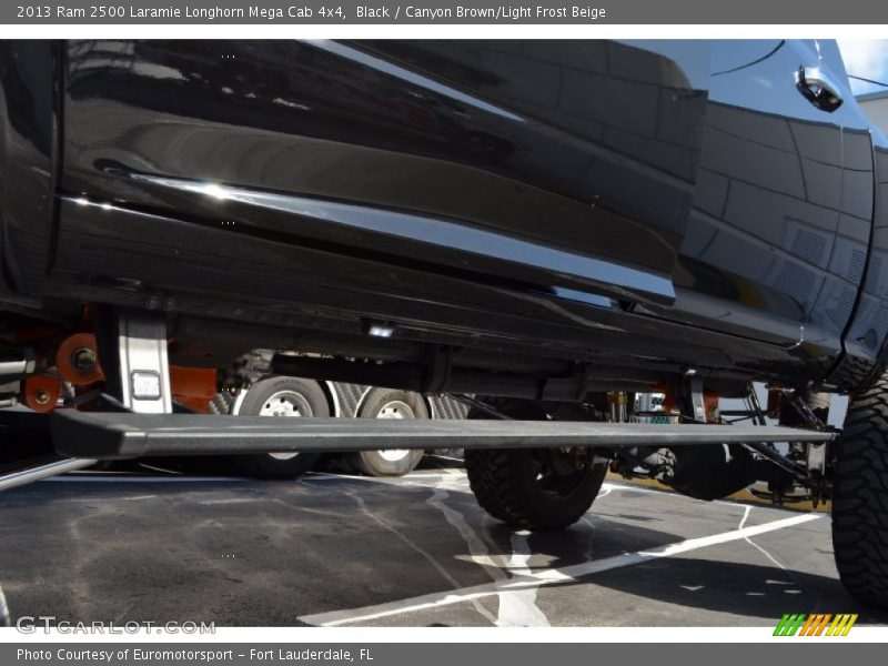 Black / Canyon Brown/Light Frost Beige 2013 Ram 2500 Laramie Longhorn Mega Cab 4x4