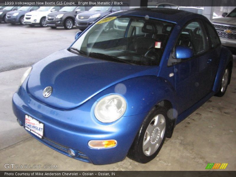 Bright Blue Metallic / Black 1999 Volkswagen New Beetle GLS Coupe
