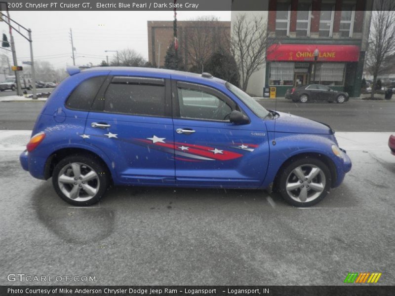 Electric Blue Pearl / Dark Slate Gray 2005 Chrysler PT Cruiser GT