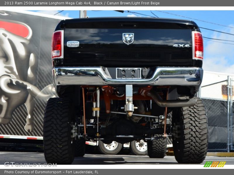 Black / Canyon Brown/Light Frost Beige 2013 Ram 2500 Laramie Longhorn Mega Cab 4x4