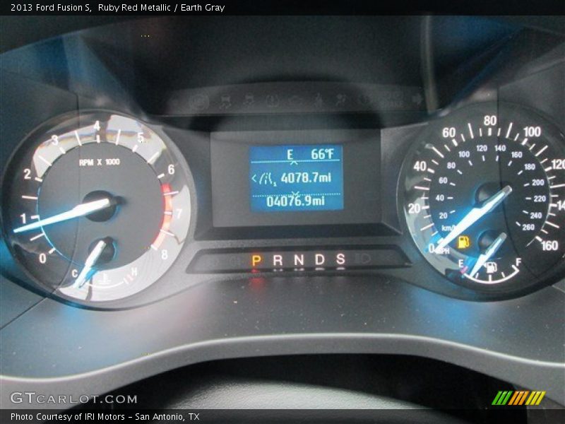 Ruby Red Metallic / Earth Gray 2013 Ford Fusion S