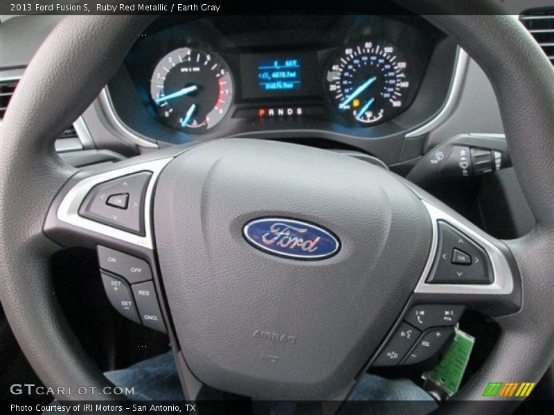 Ruby Red Metallic / Earth Gray 2013 Ford Fusion S