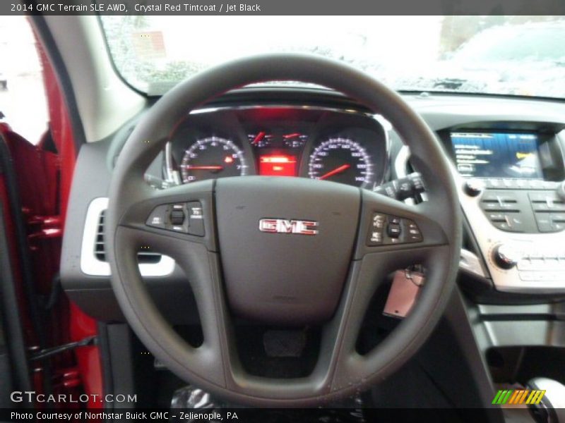 Crystal Red Tintcoat / Jet Black 2014 GMC Terrain SLE AWD