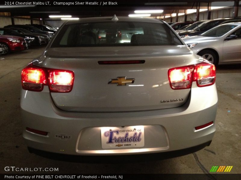 Champagne Silver Metallic / Jet Black 2014 Chevrolet Malibu LT