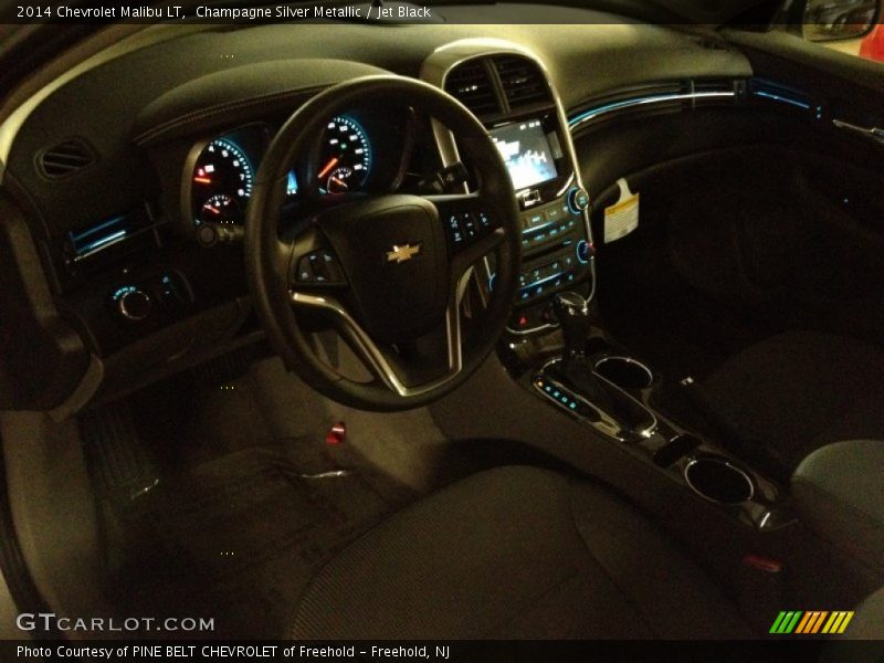 Champagne Silver Metallic / Jet Black 2014 Chevrolet Malibu LT