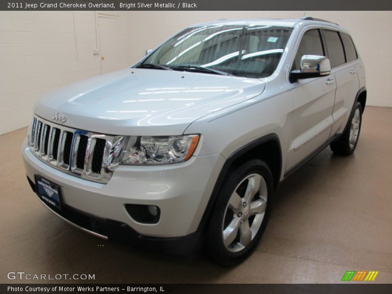 Bright Silver Metallic / Black 2011 Jeep Grand Cherokee Overland