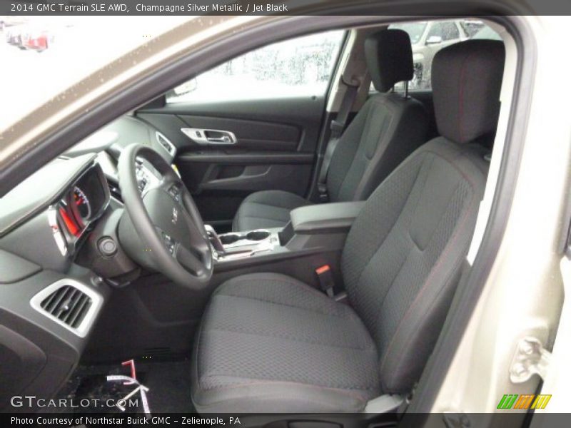 Champagne Silver Metallic / Jet Black 2014 GMC Terrain SLE AWD