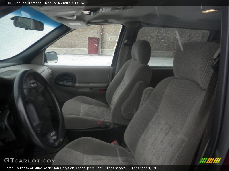 Redfire Metallic / Taupe 2003 Pontiac Montana