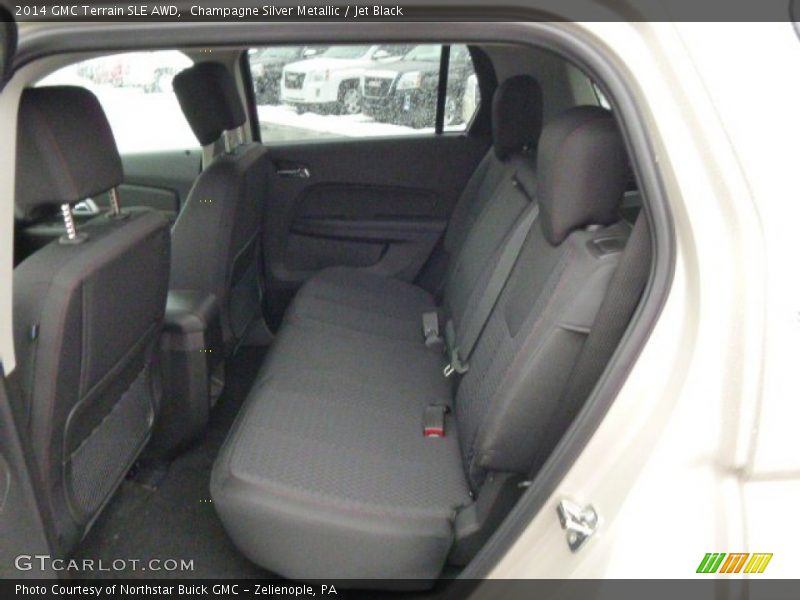 Champagne Silver Metallic / Jet Black 2014 GMC Terrain SLE AWD