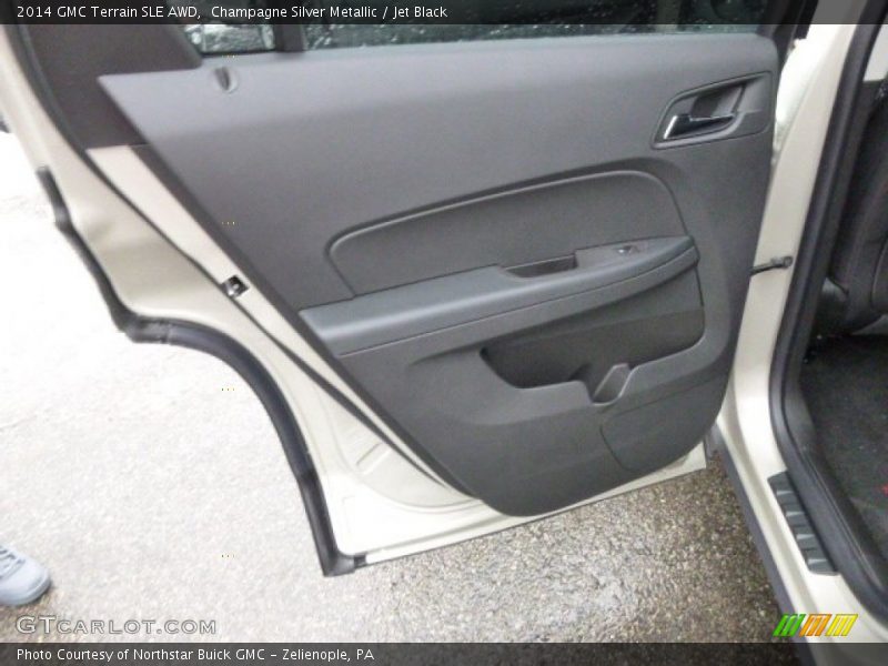 Champagne Silver Metallic / Jet Black 2014 GMC Terrain SLE AWD