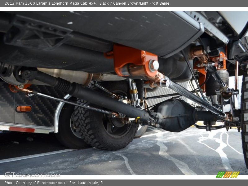 Black / Canyon Brown/Light Frost Beige 2013 Ram 2500 Laramie Longhorn Mega Cab 4x4